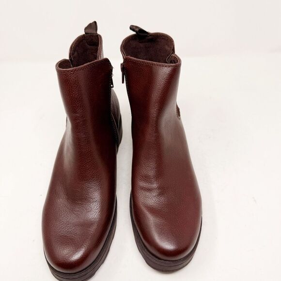 BOC Brown Ankle Booties Comfort Walking boots Size 10 - Picture 3 of 7